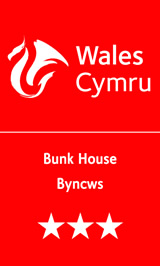 Wales Tourist Board - 3 Star - Byncws - Bunk-House